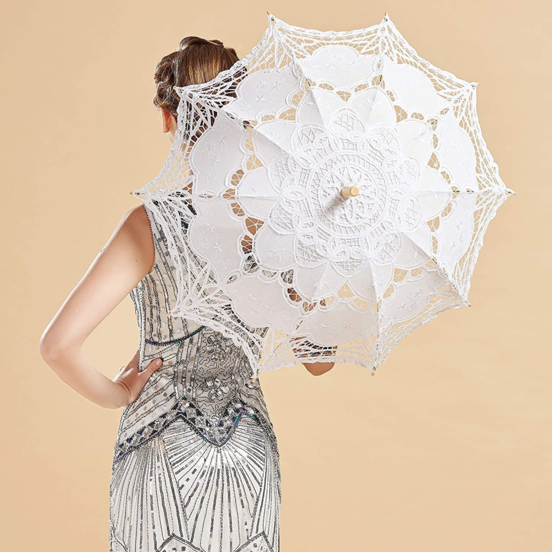 Embroidery Lovers - Payung Renda Pengantin Wanita Payung Putri