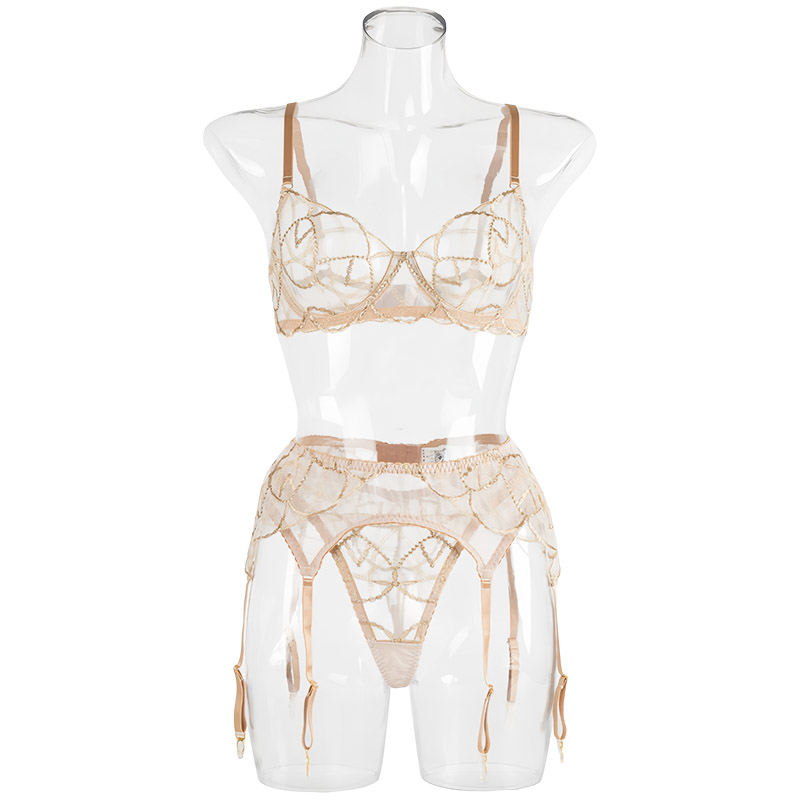 Embroidery Underwear - Paket Lingerie Seksi Wanita, Pakaian Dalam