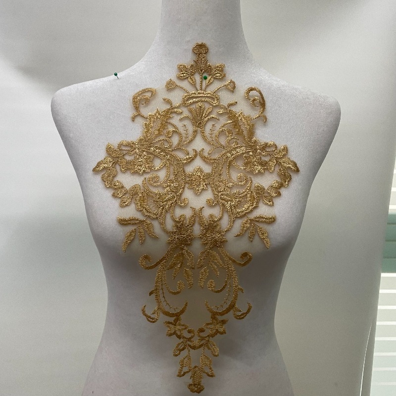 Embroidery Veil - Kain Decal Bordir Multi Warna yang