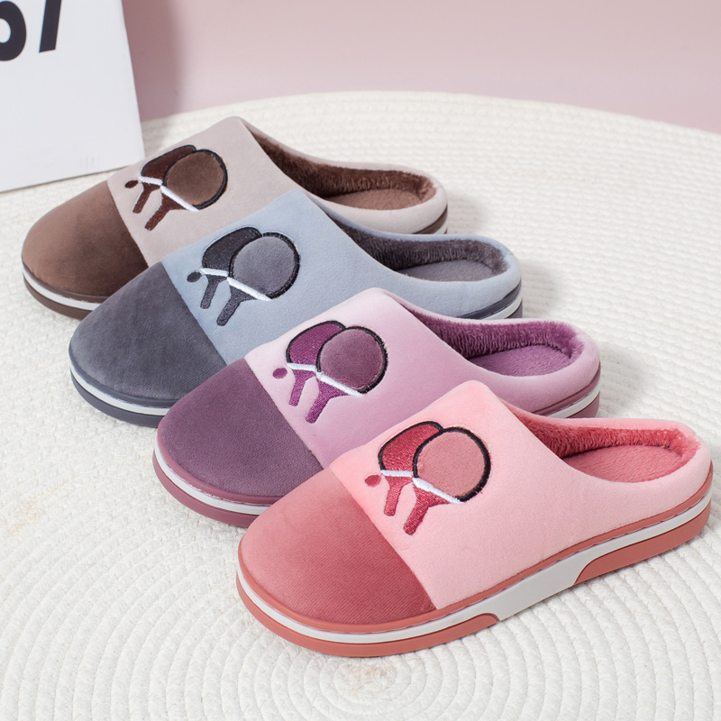 Embroidery House - Sandal Bordir Kartun Musim Dingin Pria
