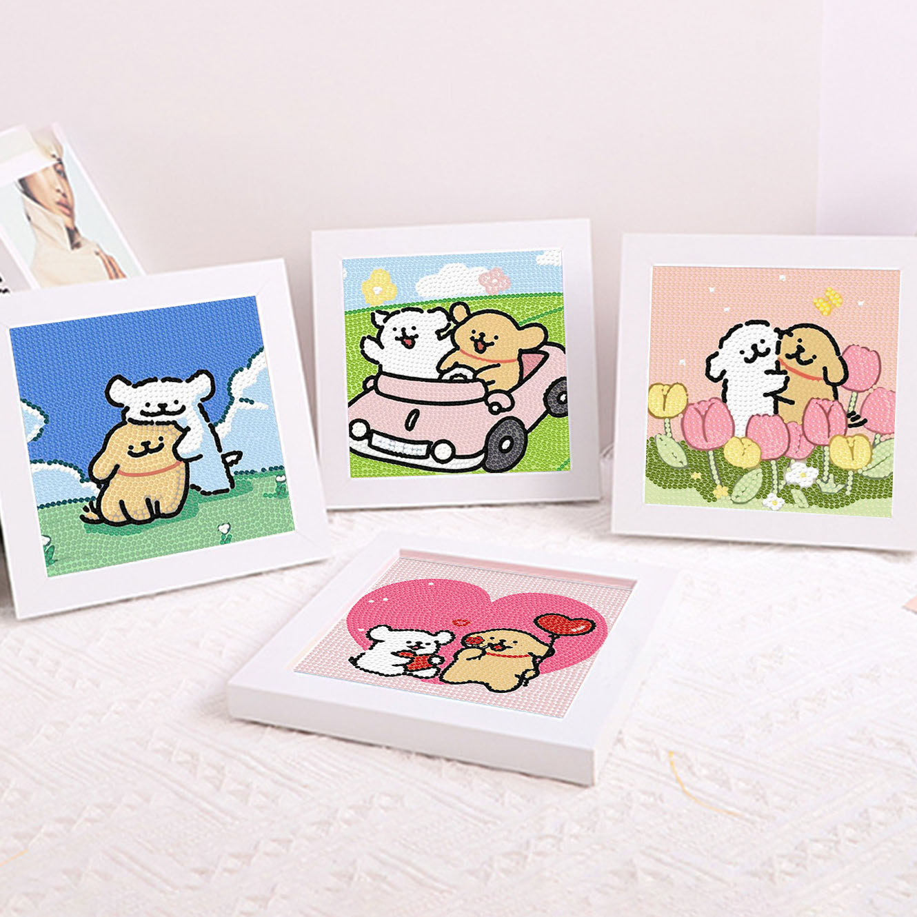 Embroidery Frame - Lukisan Dekoratif Bingkai Berlian Kristal Anak