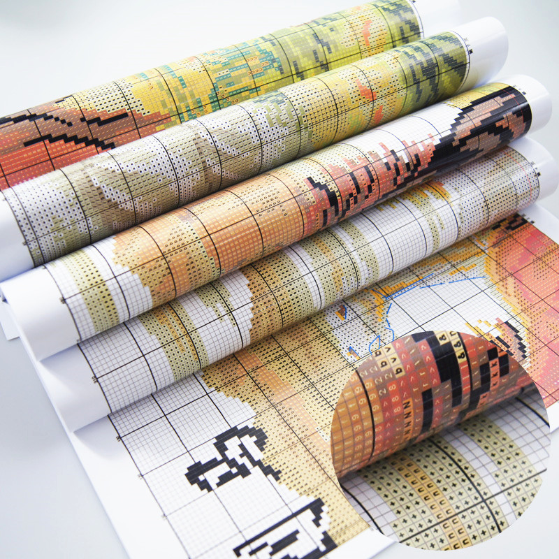 Set Sulaman Cross Stitch Pola  - Embroidery Kurta Men ulasan dan harga