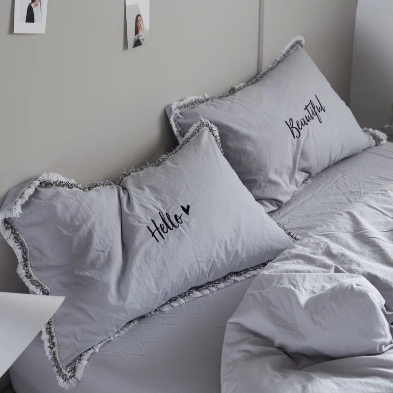 2 Buah Sarung Bantal Bordir Se - Embroidery Pashmina ulasan dan harga