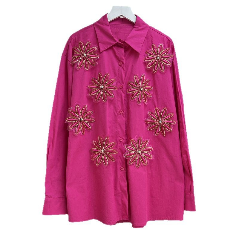Blus Wanita Kemeja Vintage Ker - Embroidery Service ulasan dan harga