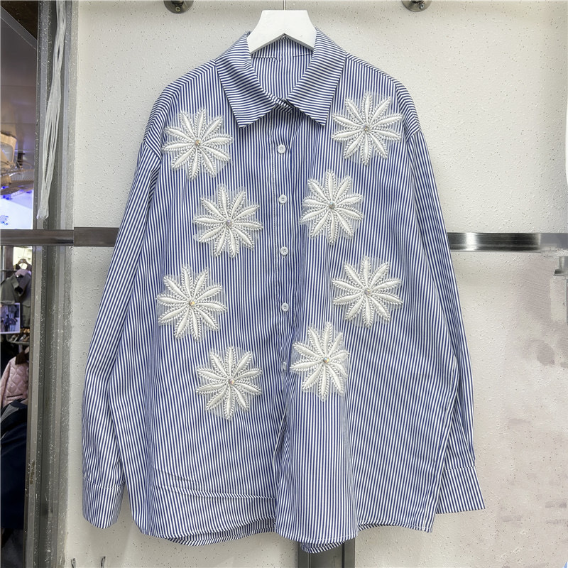Blus Wanita Kemeja Vintage Ker - Embroidery Service ulasan dan harga