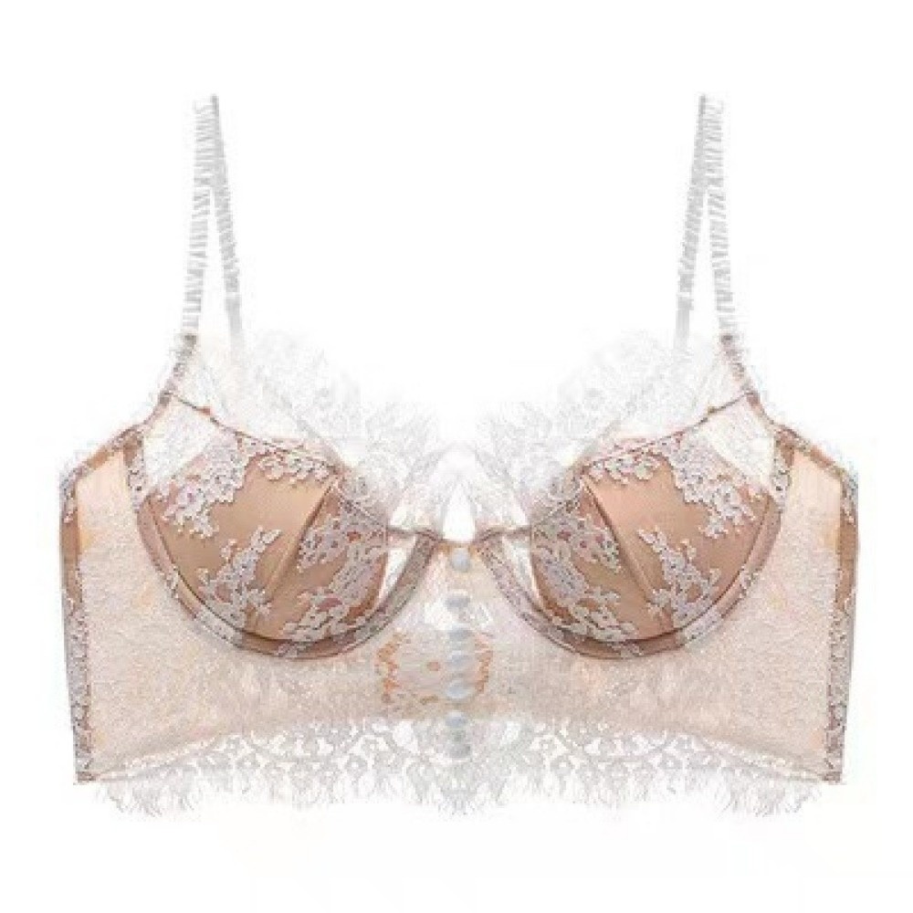 Bra Tanpa Kawat Bordir Bunga d - Embroidery Underwear ulasan dan harga
