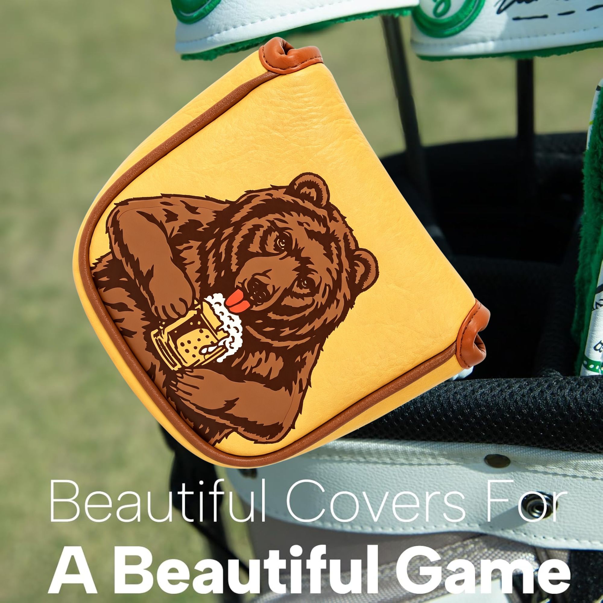 Penutup Kepala Putter Golf Bor - Embroidery Xmas ulasan dan harga