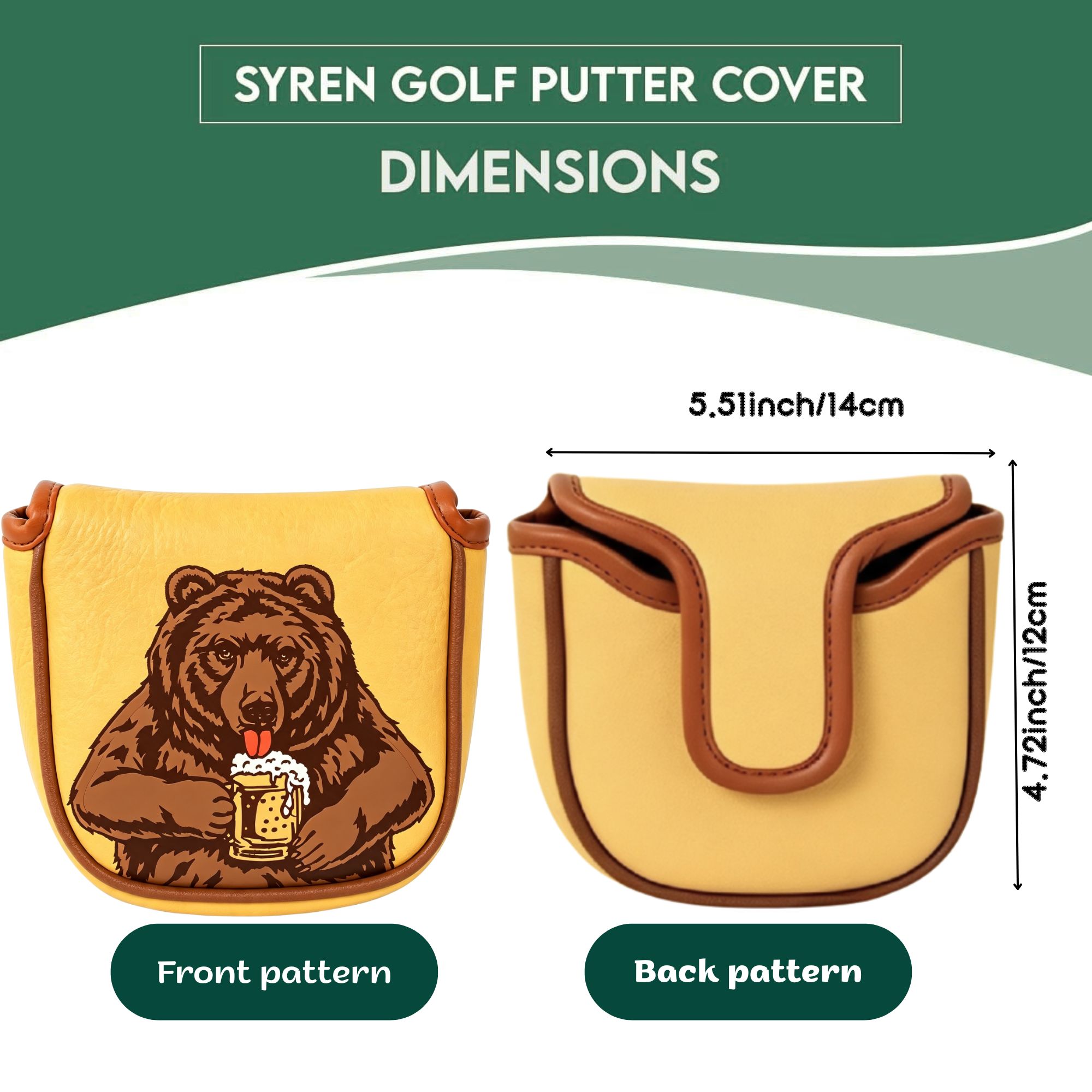 Penutup Kepala Putter Golf Bor - Embroidery Xmas ulasan dan harga