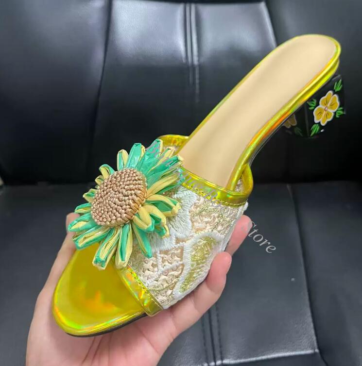 Sandal Selop Wanita Bordir Bun - Embroidery Flower ulasan dan harga