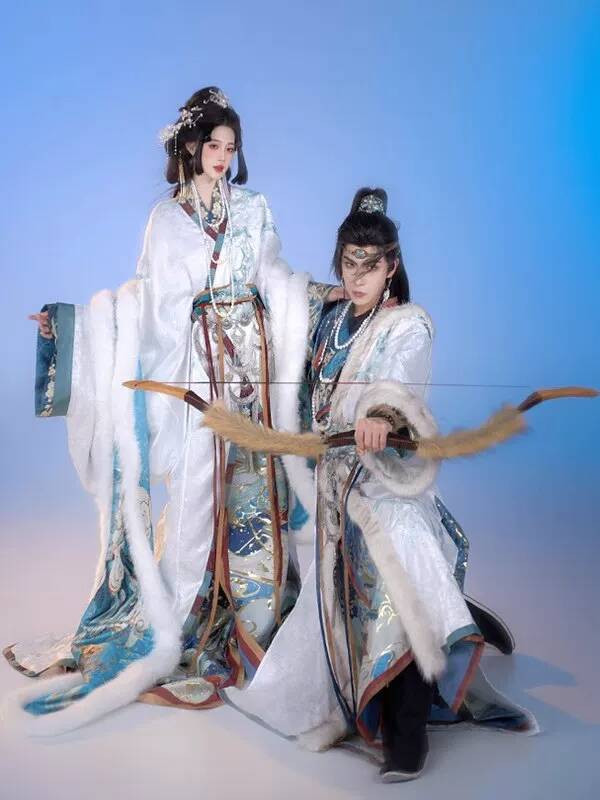 Hanfu Baru Wanita Zhan Guo Jub - Embroidery Knit ulasan dan harga