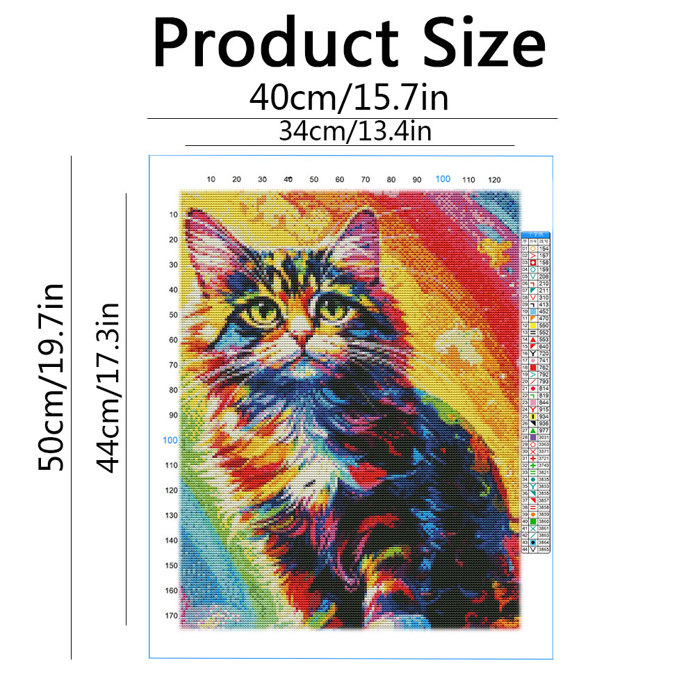 Panduan Kit Bordir Hewan Warna - Embroidery Guide Paper ulasan dan harga
