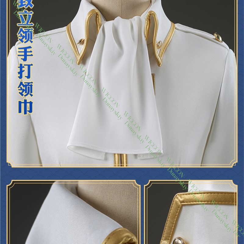 Kostum Cosplay Game Anime Gint - Embroidery Knit ulasan dan harga