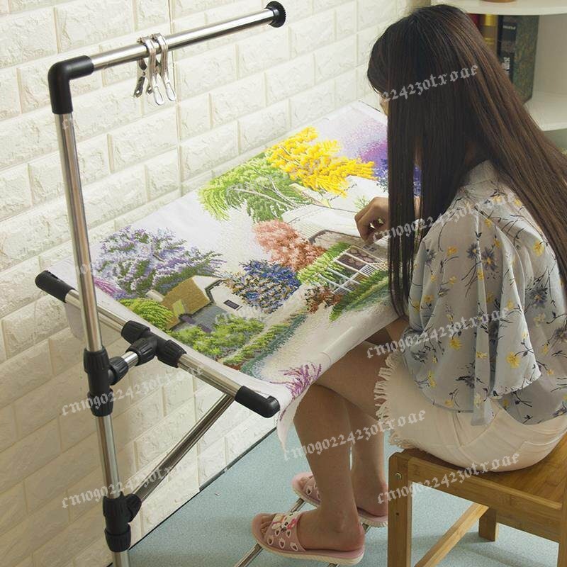 Penyangga Bingkai Sulaman Sila - Embroidery Frame ulasan dan harga