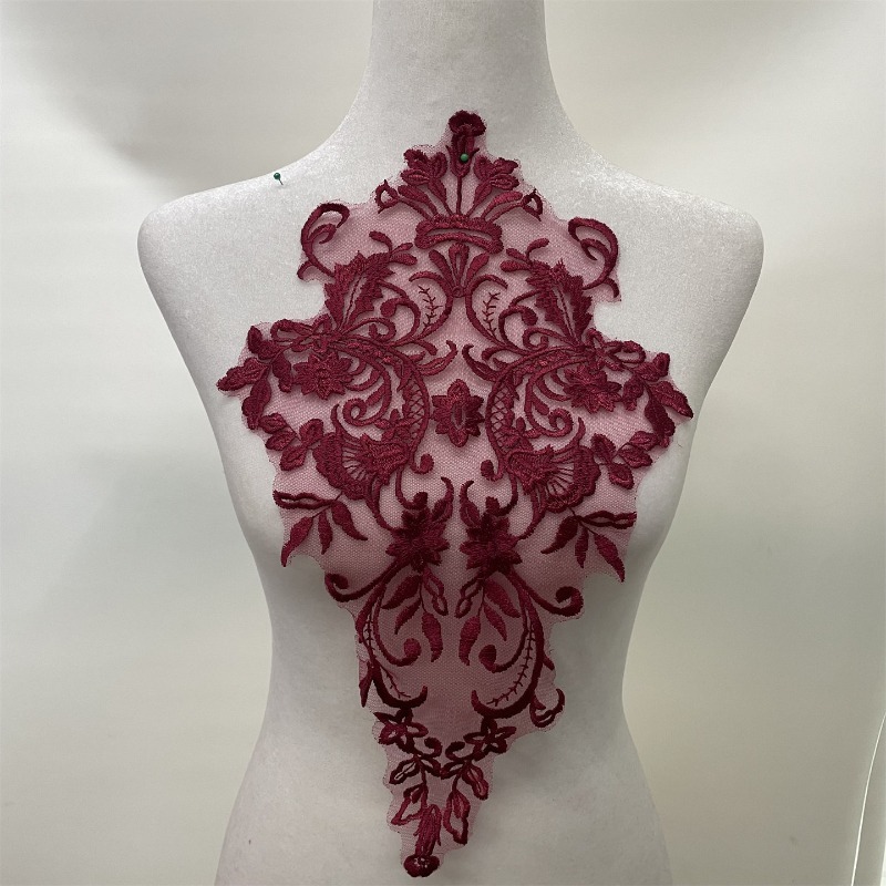 Kain Decal Bordir Multi Warna  - Embroidery Veil ulasan dan harga