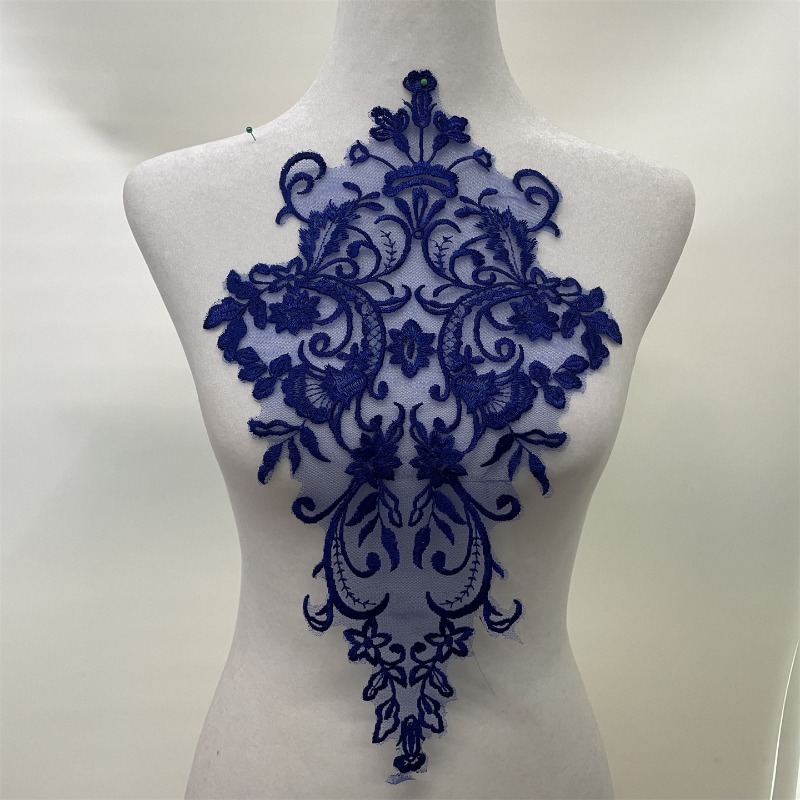 Kain Decal Bordir Multi Warna  - Embroidery Veil ulasan dan harga