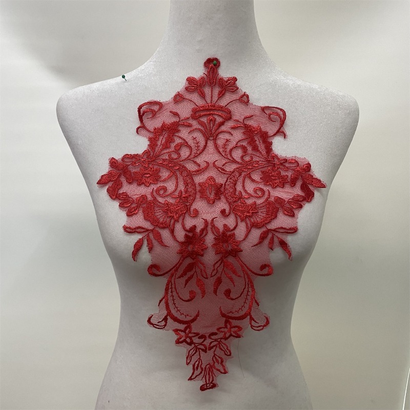 Kain Decal Bordir Multi Warna  - Embroidery Veil ulasan dan harga
