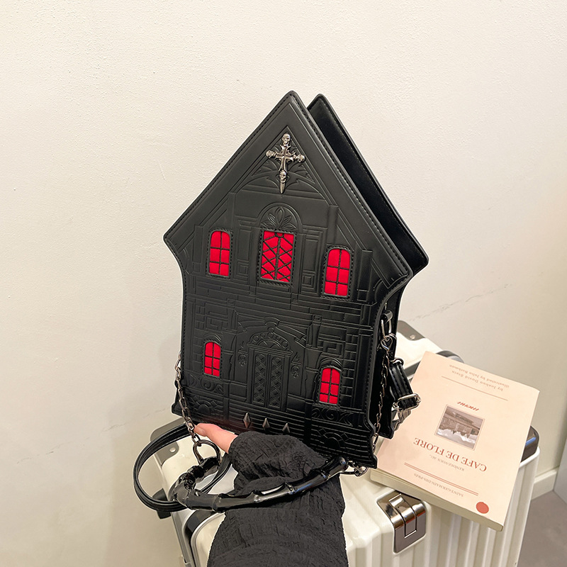 Tas Selempang Kartun House unt - Embroidery House ulasan dan harga