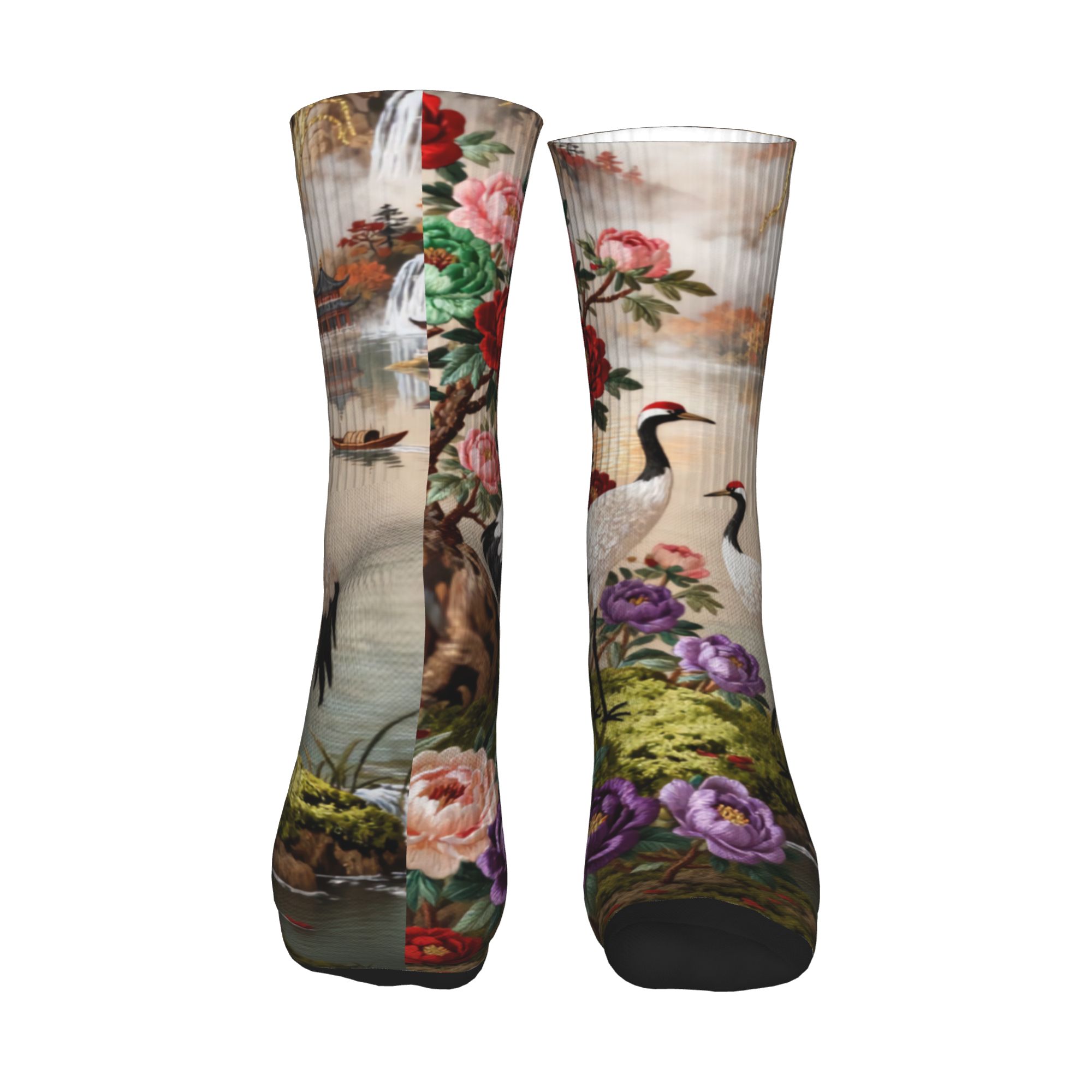 Kaus Kaki Bordir Cetak Lucu Fo - Embroidery Knit ulasan dan harga
