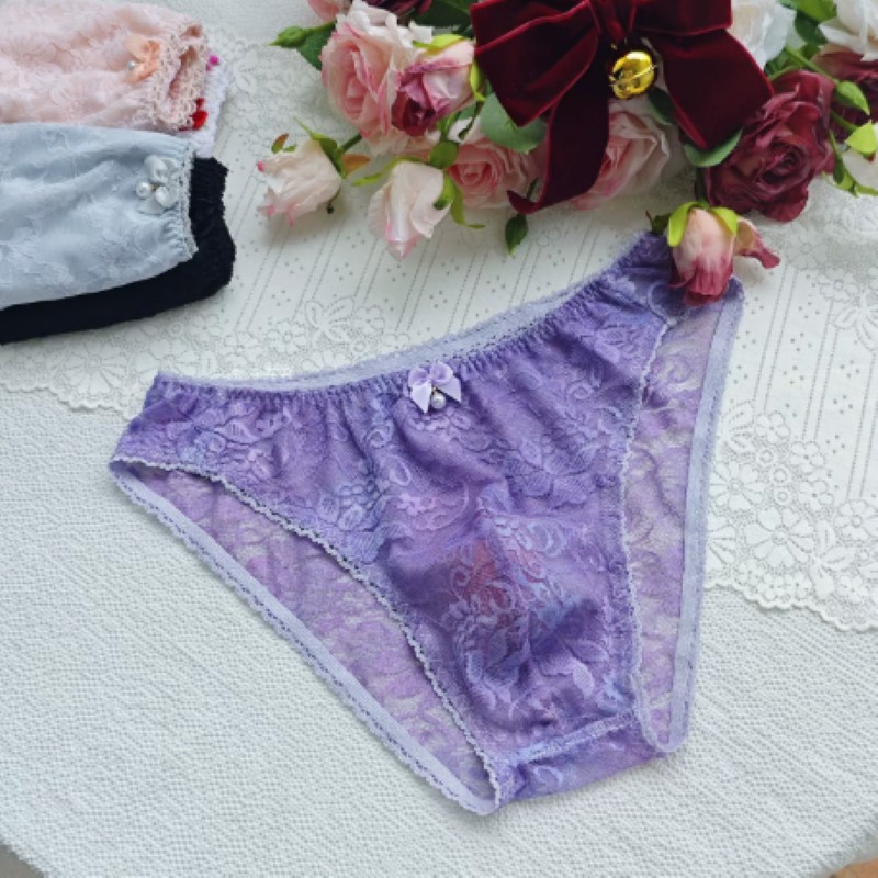 Celana Dalam Pria Seksi Transp - Embroidery Underwear ulasan dan harga