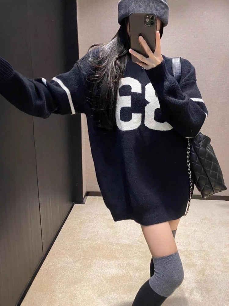 Sweater Rajut Vintage Y2K Wani - Embroidery Knit ulasan dan harga