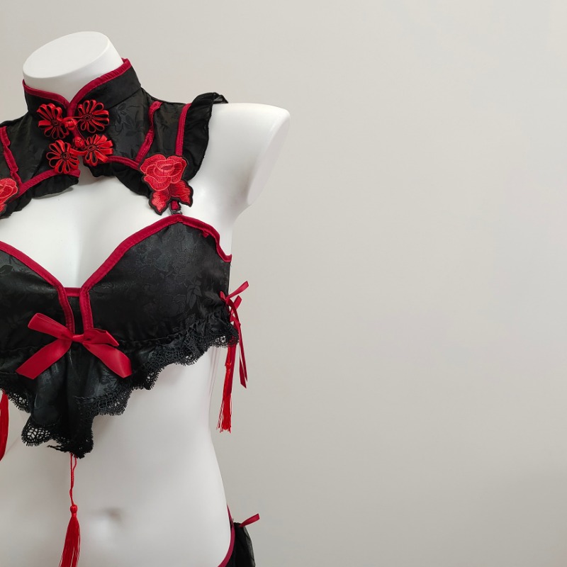 Gotik Vintage Lingerie Cheongs - Embroidery Underwear ulasan dan harga