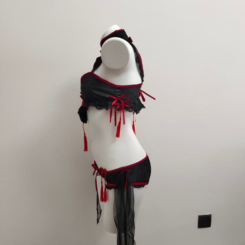 Gotik Vintage Lingerie Cheongs - Embroidery Underwear ulasan dan harga