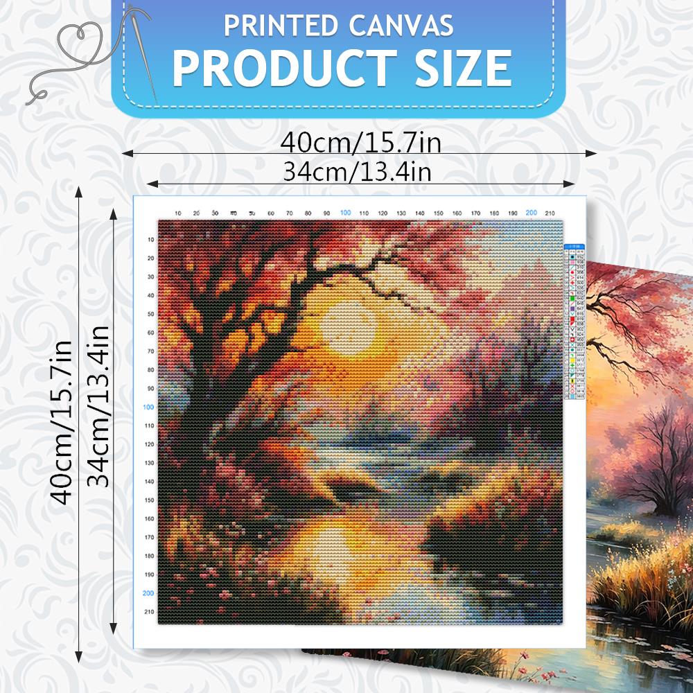 HUACAN 11CT Paket Bordir Peman - Embroidery Guide Paper ulasan dan harga