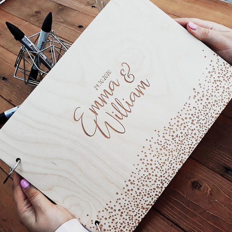 Buku Tamu Pernikahan Unik Buku - Embroidery Writing ulasan dan harga