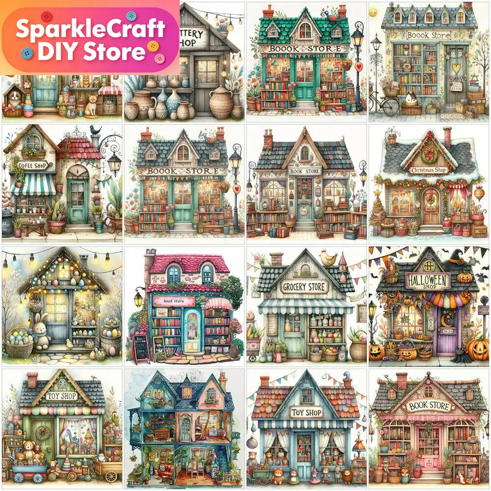 1pc Lukisan Berlian 5D Tanpa B - Embroidery House ulasan dan harga