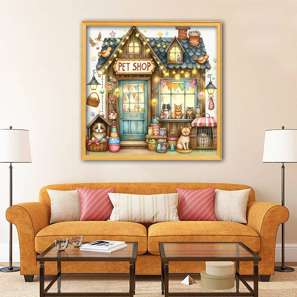1pc Lukisan Berlian 5D Tanpa B - Embroidery House ulasan dan harga