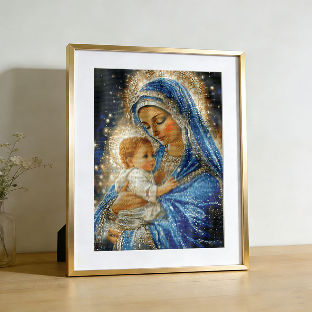 Kit Bordir Religius Salib Bund - Embroidery Guide Paper ulasan dan harga
