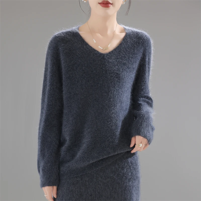 Sweater Wanita 100% Wol Merino - Embroidery Knit ulasan dan harga