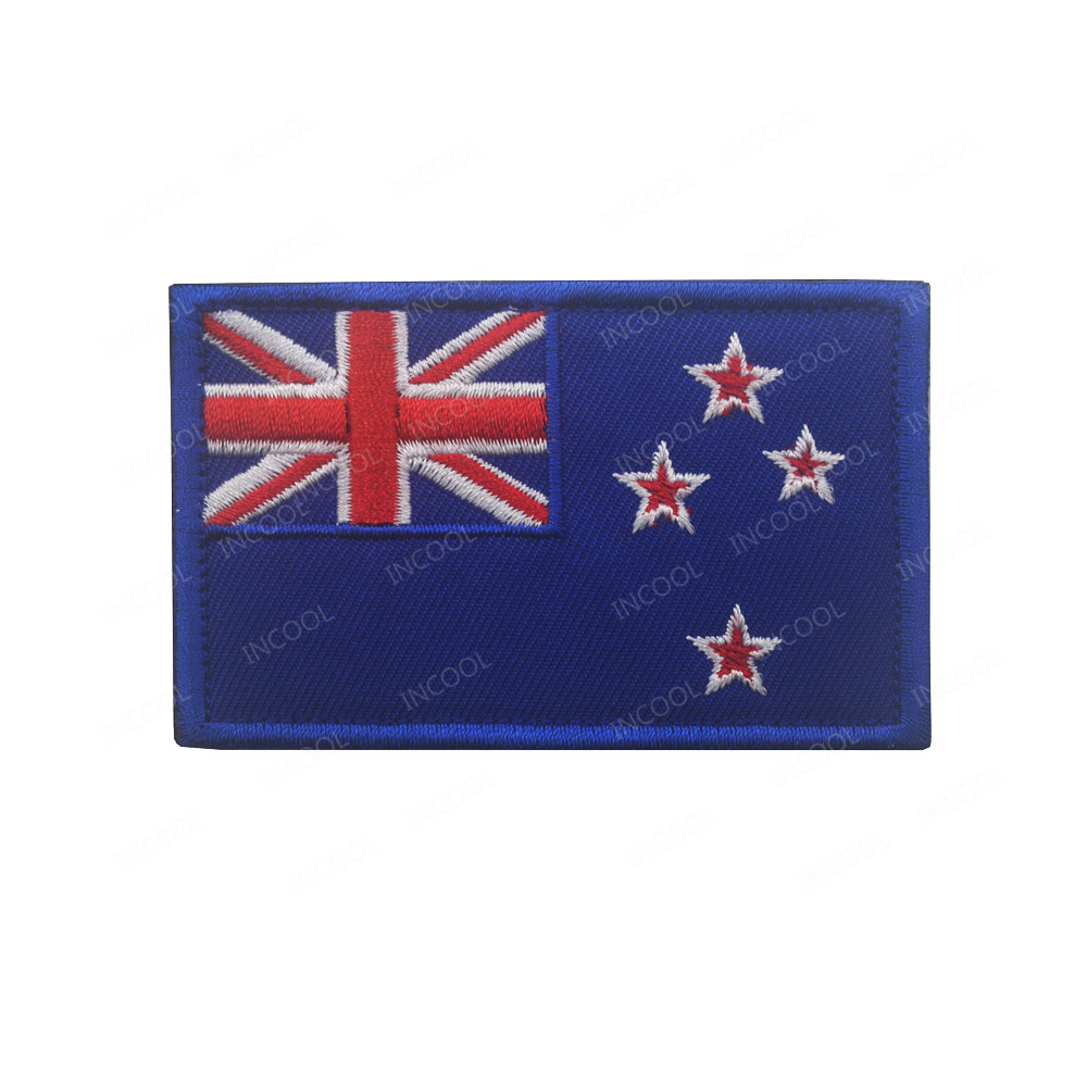 Patch bendera bordir Selandia  - Embroidery Uk ulasan dan harga
