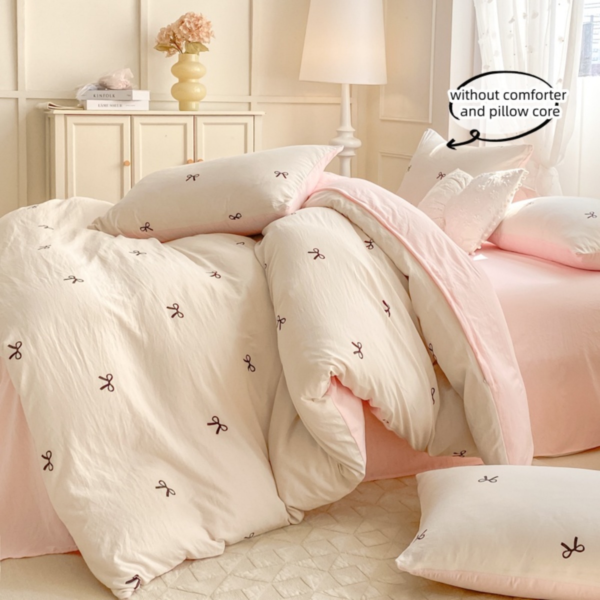 Set Sprei 3 Potong dengan bord - Embroidery Pashmina ulasan dan harga