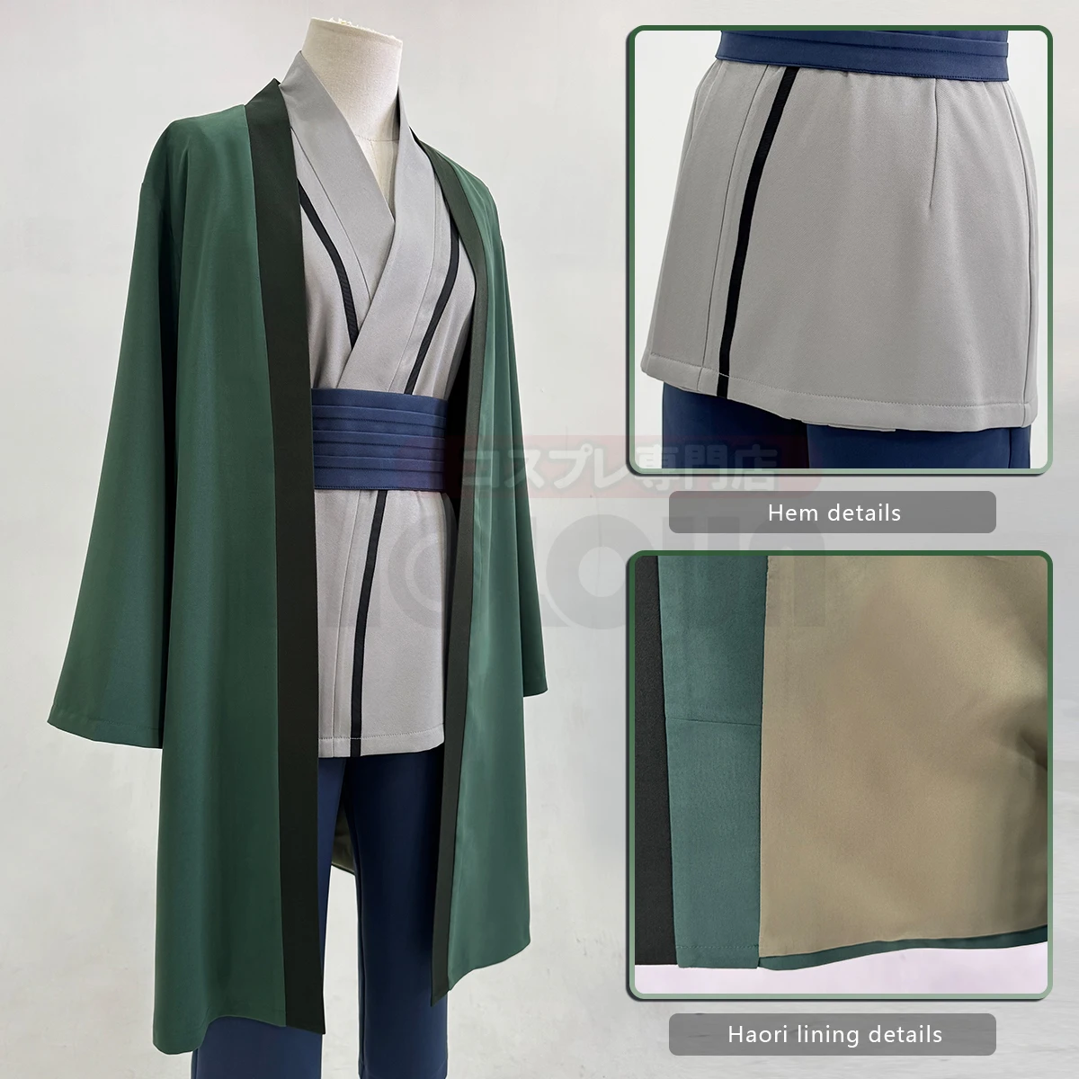 Kostum Cosplay Anime Tsunade H - Embroidery Knit ulasan dan harga