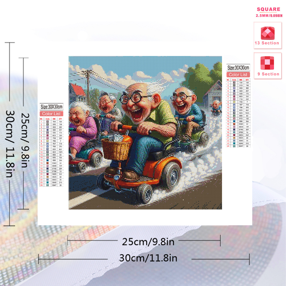 Momoart 5D DIY Berlian mosaik  - Embroidery Cross Stitch Patterns ulasan dan harga