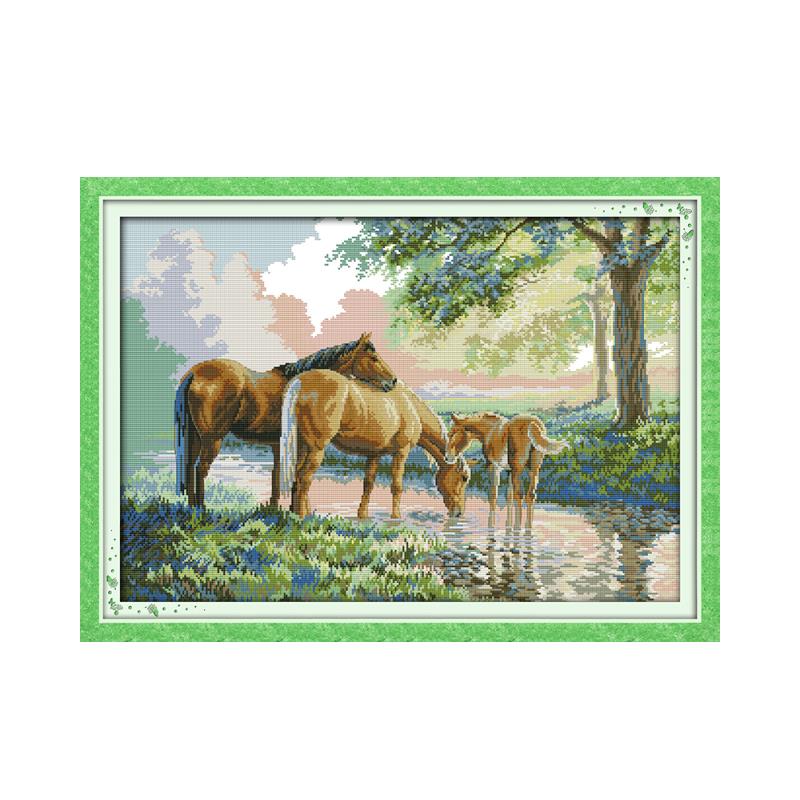 Joy Minggu Cross Stitch Kit Di - Embroidery Kurta Men ulasan dan harga