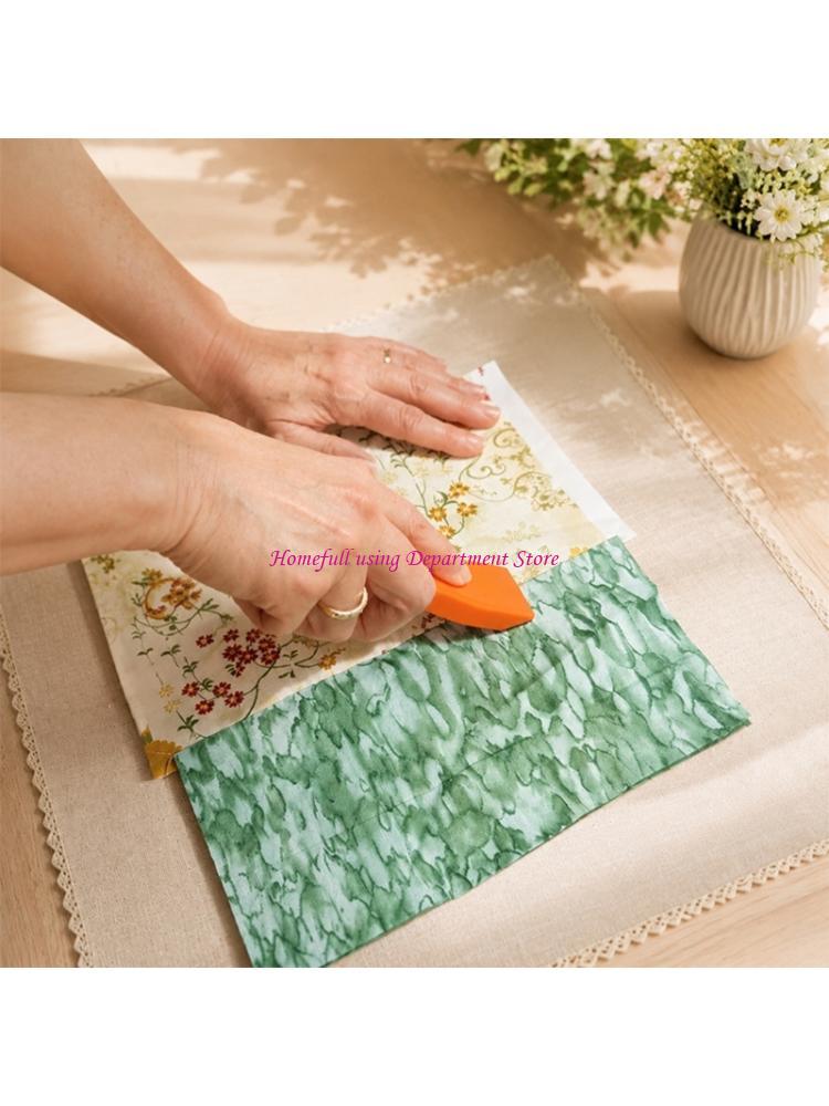 Alat Penekan Jahitan Lipat Kai - Embroidery Guide Paper ulasan dan harga