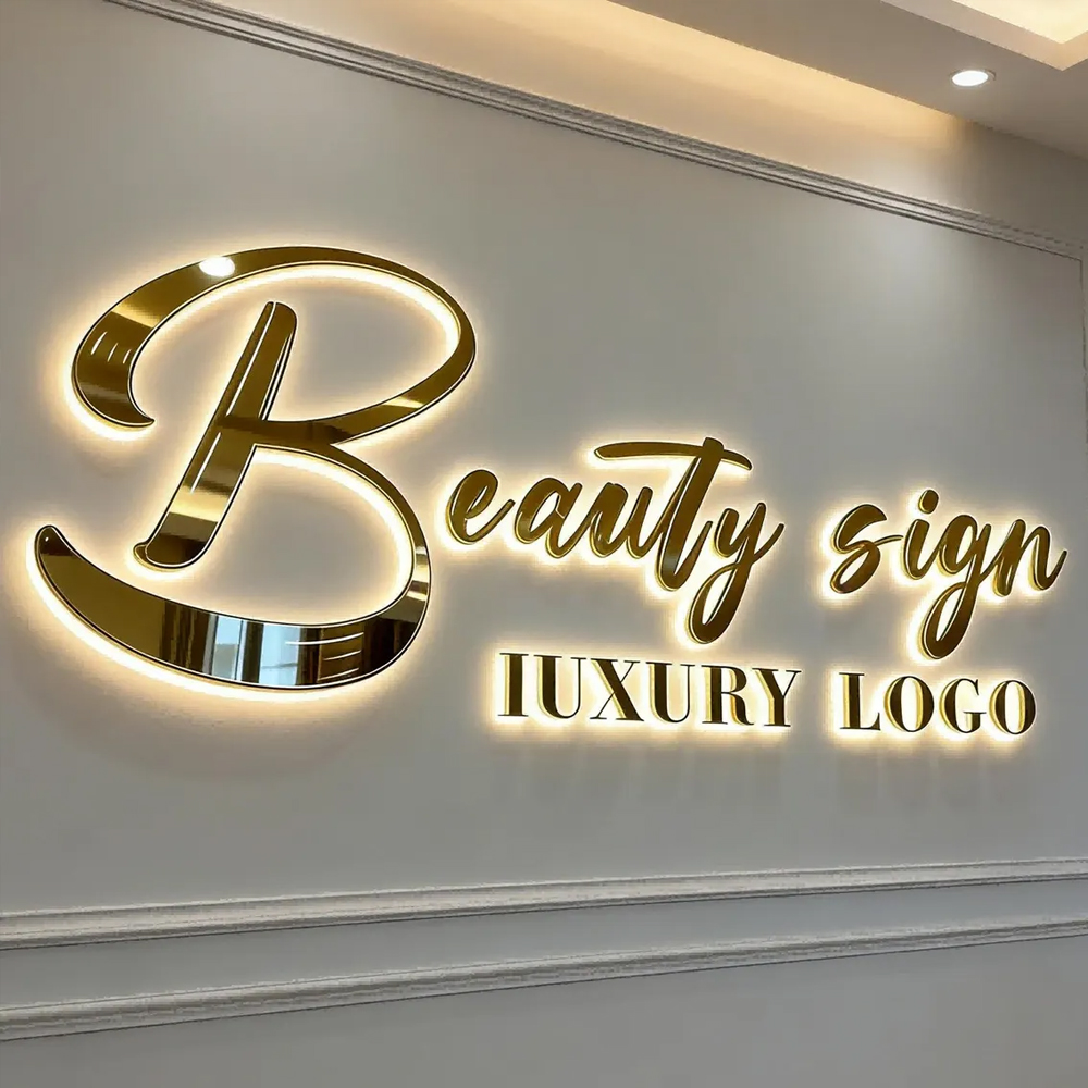 Papan Nama Bisnis 3D Custom de - Embroidery Writing ulasan dan harga
