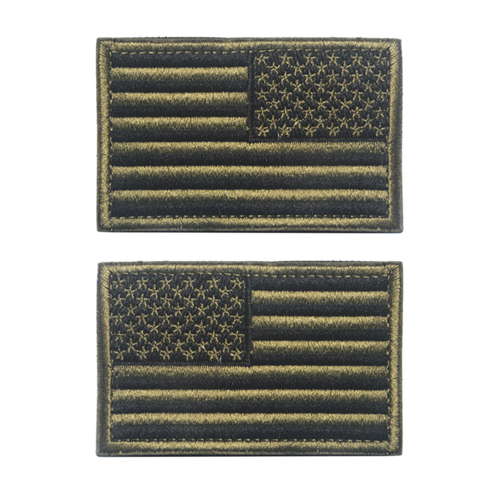 2 potong bendera Amerika Patch - Embroidery Uk ulasan dan harga