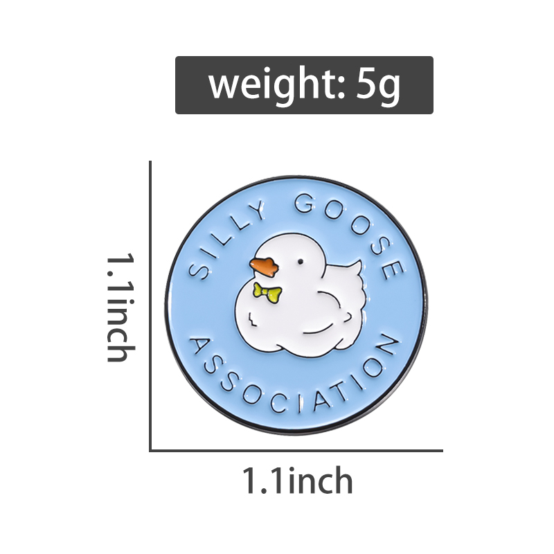 Pin Enamel kartun angsa lucu b - Embroidery House ulasan dan harga