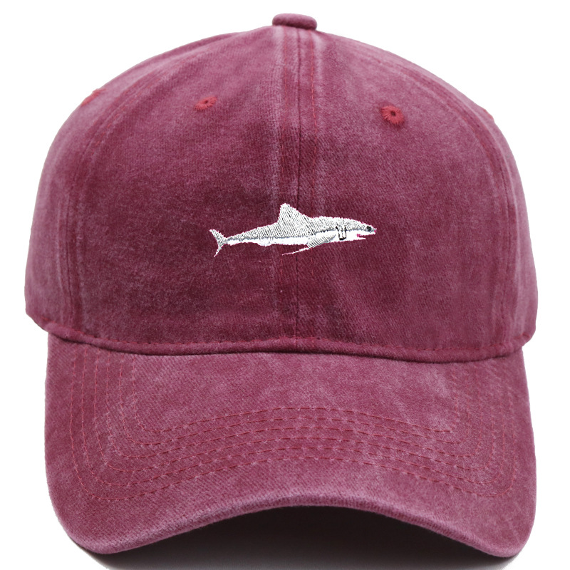 1pc Topi Baseball Bordir Hiu V - Embroidery Lovers ulasan dan harga