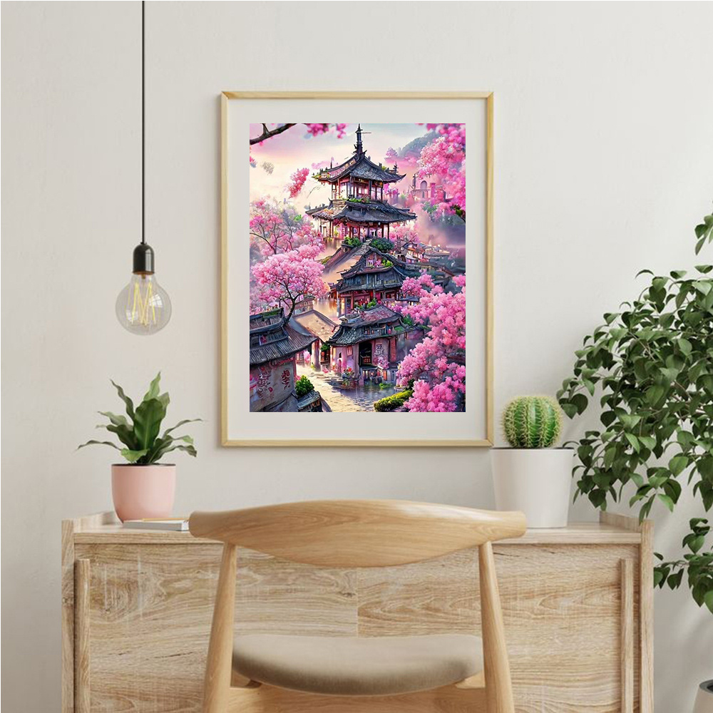 Momoart rumah bordir berlian l - Embroidery House ulasan dan harga