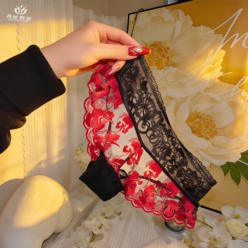 【1pcs】lingeries femme ultra ho - Embroidery Underwear ulasan dan harga