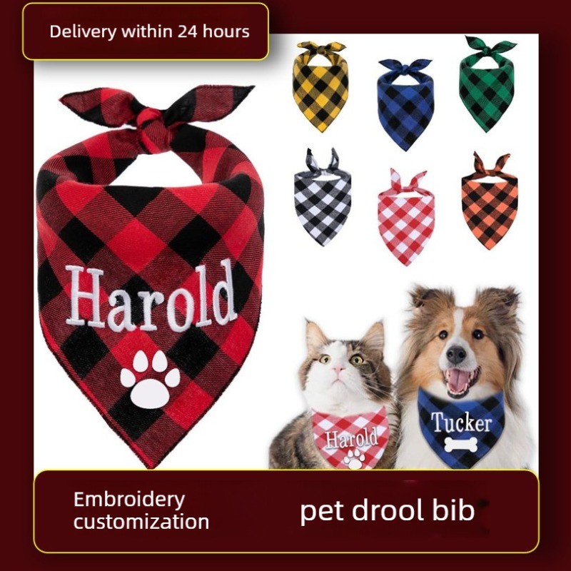 Bandana Bordir Nama Anjing, Sy - Embroidery Pashmina ulasan dan harga