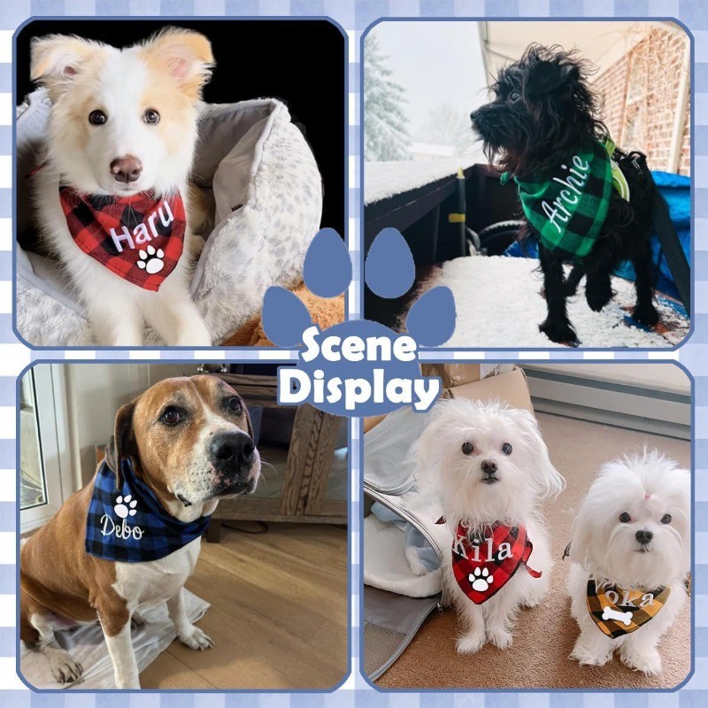 Bandana Bordir Nama Anjing, Sy - Embroidery Pashmina ulasan dan harga
