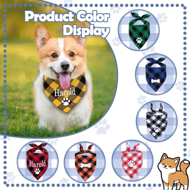 Bandana Bordir Nama Anjing, Sy - Embroidery Pashmina ulasan dan harga