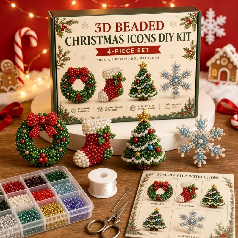 Kit Lukisan Berlian 3D Kucing  - Embroidery Xmas ulasan dan harga