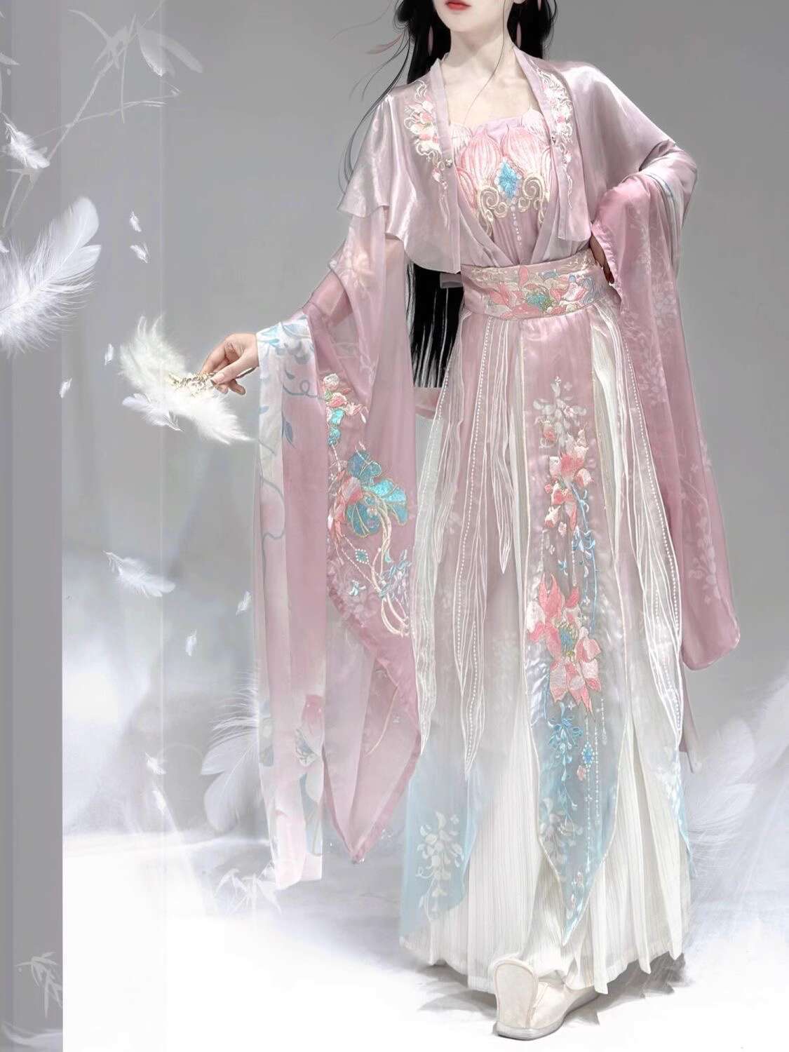 Rok Panjang Pinggang Bordir In - Embroidery Knit ulasan dan harga