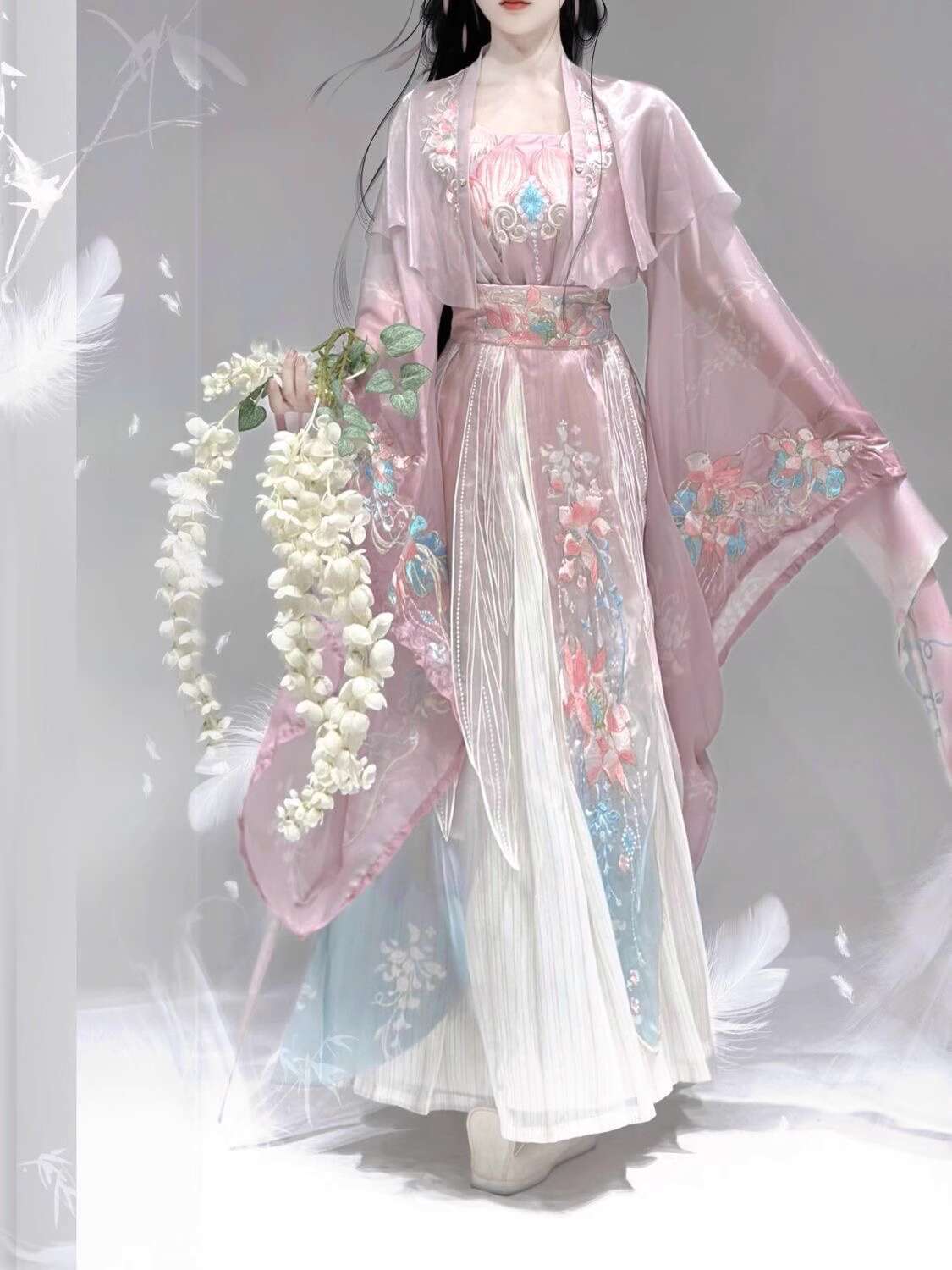 Rok Panjang Pinggang Bordir In - Embroidery Knit ulasan dan harga